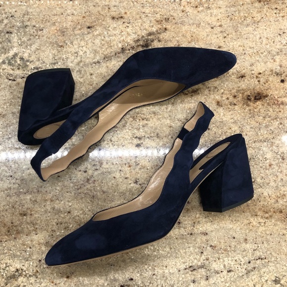 CHLOE Laurena Scallop Slingback Pump - Picture 7 of 16